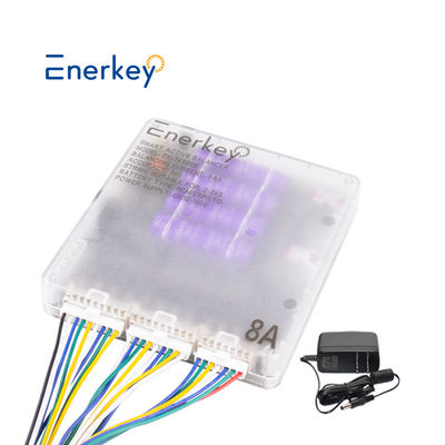 주문 블루투스 2S-24S NCM/LFP/LTO 배터리 밸런서와 함께 Enerkey 8A 활성 스마트 밸런서 온라인 제조