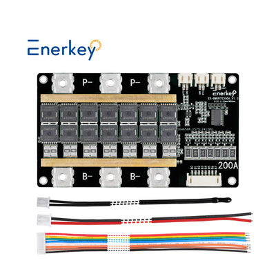 주문 Enerkey 6S 24V 200A PCB BMS 보호 보드 6 팩 18650 Lifepo4 배터리 셀 태양광 온라인 제조