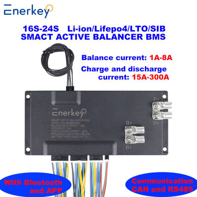 주문 에너키 BMS 보호 전기 차량 스마트 BMS 16S 17S 18S 19S 20S 21S 22S 23S 24S 100A 200A 300A 8A 액티브 밸런스 온라인 제조