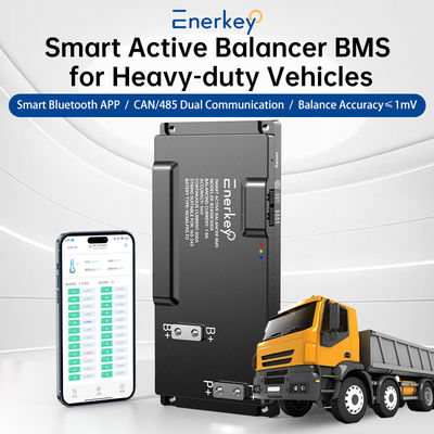 주문 배터리 보호 보드 16S-24S 200A 250A 300A BMS 8A 액티브 밸런스 BT/CAN/RS485 전기 포크리프트 Lifepo4 리?? 이온 배터리 온라인 제조