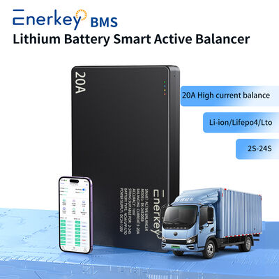 주문 Enerkey 1A-20A Smart Active Balancer for 12V 24V 36V 48V 60V 72V 3S 4S 7S 8S 13S 16S 20S 24S LiFePo4 Li-ion 온라인 제조